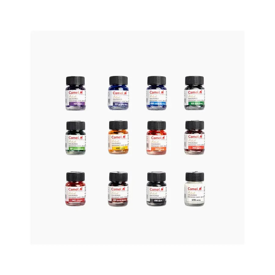 Camel Coloured Drawing Ink Set Camel